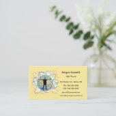 Bewerkbare Life Coach Natuurkunde Tutor Visitekaartje (Staand voorkant)