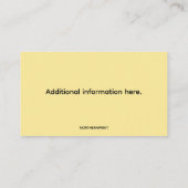 Bewerkbare Life Coach Natuurkunde Tutor Visitekaartje (Achterkant)