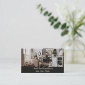 Bewerkbare Liquidators en Antiek Dealers Visitekaartje (Staand voorkant)