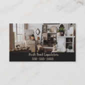 Bewerkbare Liquidators en Antiek Dealers Visitekaartje (Voorkant)