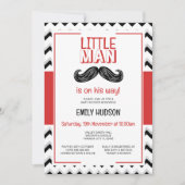 Bewerkbare Little Man uitnodiging (Voorkant)