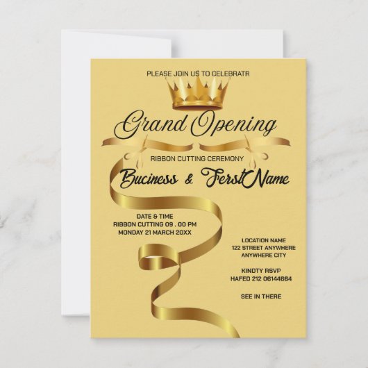 Bewerkbare Logo Bedrijf, Speciaal Kaart (Voorkant)