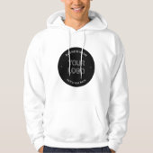 Bewerkbare Logo Vervanging & Bedrijfsnaam | Zwart Hoodie (Voorkant)
