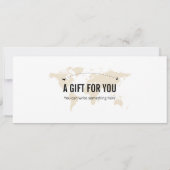 Bewerkbare London Plane Boarding Pass Ticket Kaart (Achterkant)