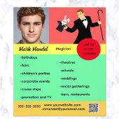 Bewerkbare magiër flyer