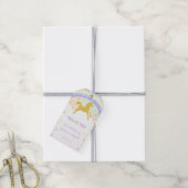 Bewerkbare Magische Party-voorkeurslabels Cadeaulabel (Met Touw)