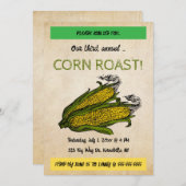 Bewerkbare maïsroosterij kaart (Voorkant / Achterkant)