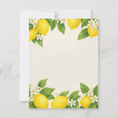 Bewerkbare Mediterrane Limoncello Verjaardag Kaart (Achterkant)