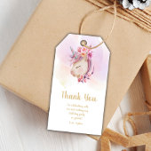 Bewerkbare Meisjes Bedankt Cadeau Labels met Sterr Cadeaulabel