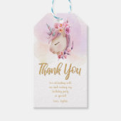 Bewerkbare Meisjes Party Voorkeur Labels met Spark Cadeaulabel (Voorkant)