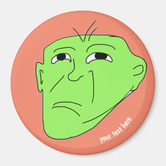 bewerkbare meme groen mean magneet