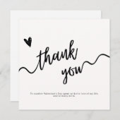 Bewerkbare minimalistische Valentijnsdag Kaart cad (Voorkant / Achterkant)