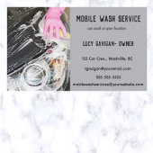 Bewerkbare Mobile Car Wash Services Visitekaartje