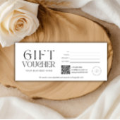 Bewerkbare moderne cadeaubon template