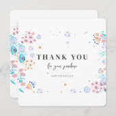 Bewerkbare moderne minimalistische zakelijke aanko bedankkaart (Voorkant / Achterkant)