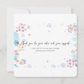 Bewerkbare moderne minimalistische zakelijke aanko bedankkaart (Achterkant)