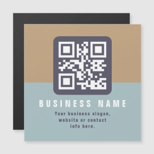 Bewerkbare moderne QR-code sjabloon Gedempte kle