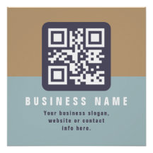 Bewerkbare moderne QR-code sjabloon | Gedempte kle