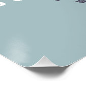 Bewerkbare moderne QR-code sjabloon | Gedempte kle Perfect Poster (Hoek)