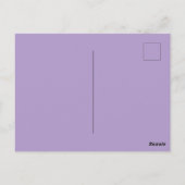 Bewerkbare moderne QR-code Sjabloon | Paars Briefkaart (Achterkant)