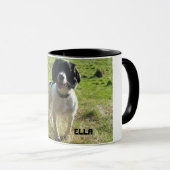 Bewerkbare mok met foto en tekst (Voorkant rechts)