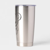 BEWERKBARE MOK MET KARAKTER GEÏSOLEERDE DRINKBEKER (Links)