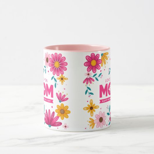 bewerkbare mok voor tekstontwerp (Midden)