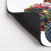 Bewerkbare Monster Truck Christmas Mousepad Muismat (Hoek)