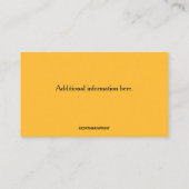 Bewerkbare Motorsport ATV Motorvoertuigen Visitekaartje (Achterkant)