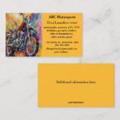 Bewerkbare Motorsport ATV Motorvoertuigen Visitekaartje (Voorkant / Achterkant)