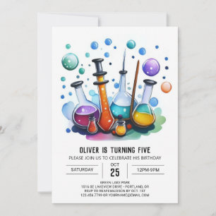 Bewerkbare Mystery Gear Wetenschapper Verjaardag Kaart