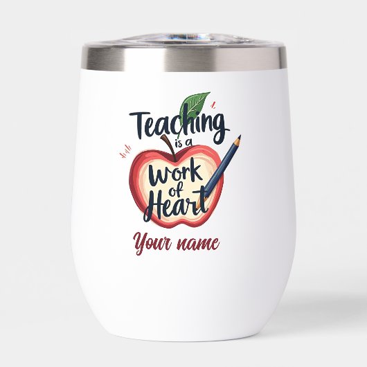 Bewerkbare naam Teacher Appreciation (Voorkant)