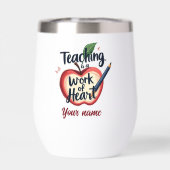 Bewerkbare naam Teacher Appreciation (Achterkant)
