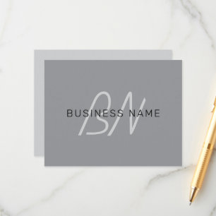 Bewerkbare naam voor begroeting Zwart en donkerg Informatiekaartje