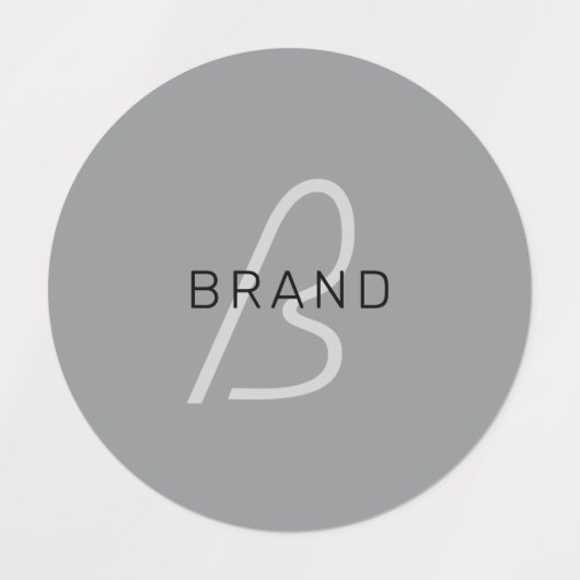 Bewerkbare naam voor begroeting | Zwart en donkerg Labels (Design 5)