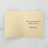 Bewerkbare Narcissen Kaart (Binnen)