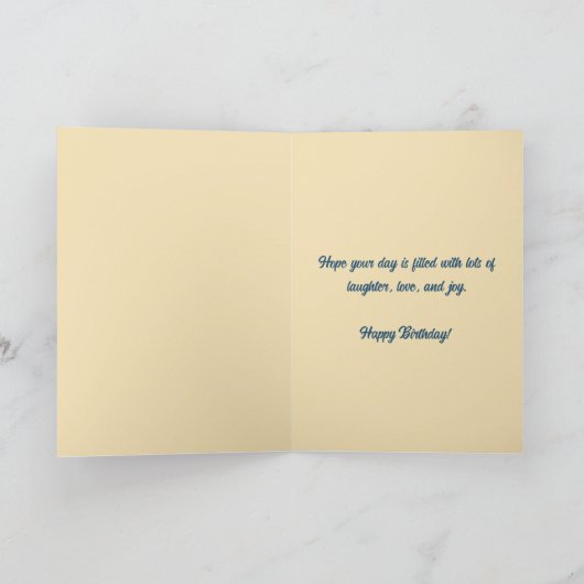 Bewerkbare Narcissen Kaart (Binnen)