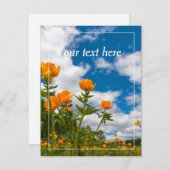 bewerkbare natuur kaart (Voorkant / Achterkant)