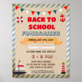 Bewerkbare Nautical Teacher Appreciation Week Poster (Voorkant)
