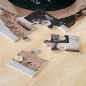 Bewerkbare neutrale zwangerschapsaankondiging legpuzzel (Zijkant)