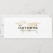 Bewerkbare New York Boarding Pass Vliegticket Kaart (Achterkant)