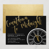 Bewerkbare Nieuwjaarsfeest Uitnodiging (Voorkant / Achterkant)