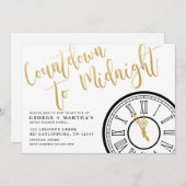 Bewerkbare Nieuwjaarsfeest Uitnodiging (Voorkant / Achterkant)