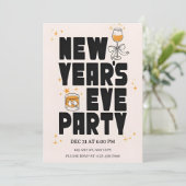 Bewerkbare Nieuwjaarsfeest Uitnodiging 2026 (Staand voorkant)