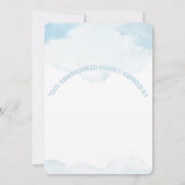 Bewerkbare Noach's Ark 3e verjaardag Uitnodiging B (Achterkant)