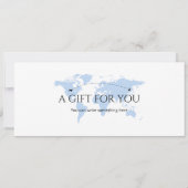 Bewerkbare Noorwegen vliegtuig instapkaart ticket Kaart (Achterkant)