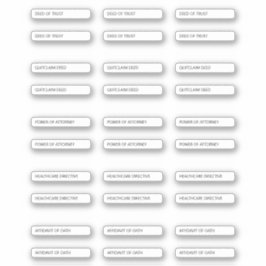 Bewerkbare notariële journaaldocument titellabels sticker