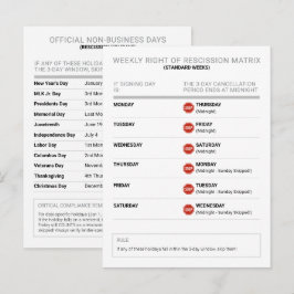 Bewerkbare Notaris Annuleringsrecht Referentiekaar Briefkaart