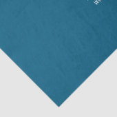 Bewerkbare Ocean Blue QR-code Tissuepapier (Detail)