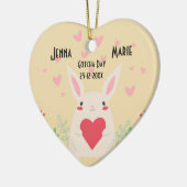 Bewerkbare officiële Gotcha Day Adoptie Keramisch Ornament (Links)